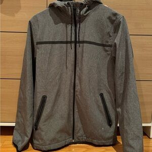 Old Navy Men's Charcoal Windbreaker Jacket